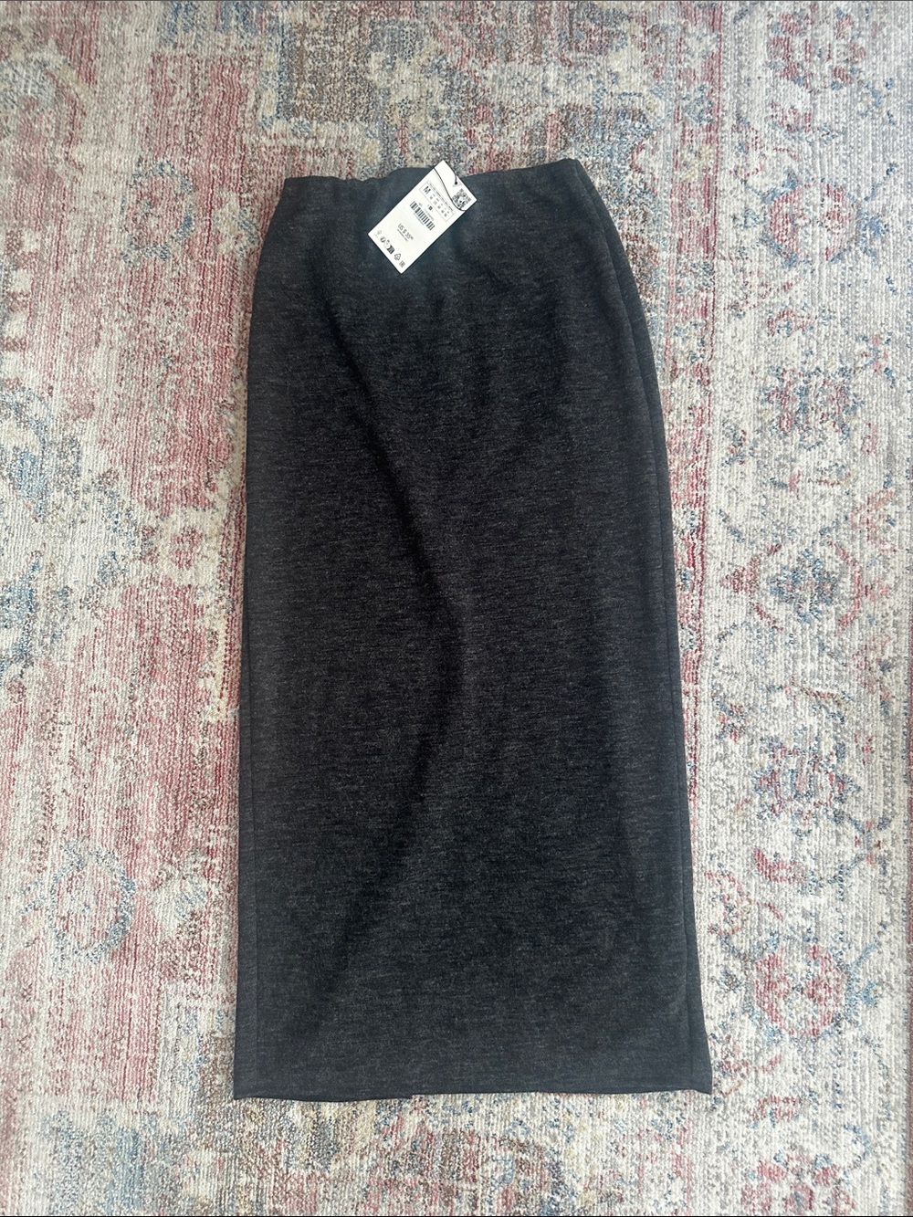 Zara Dark Gray Maxi Knit Skirt-NWT M